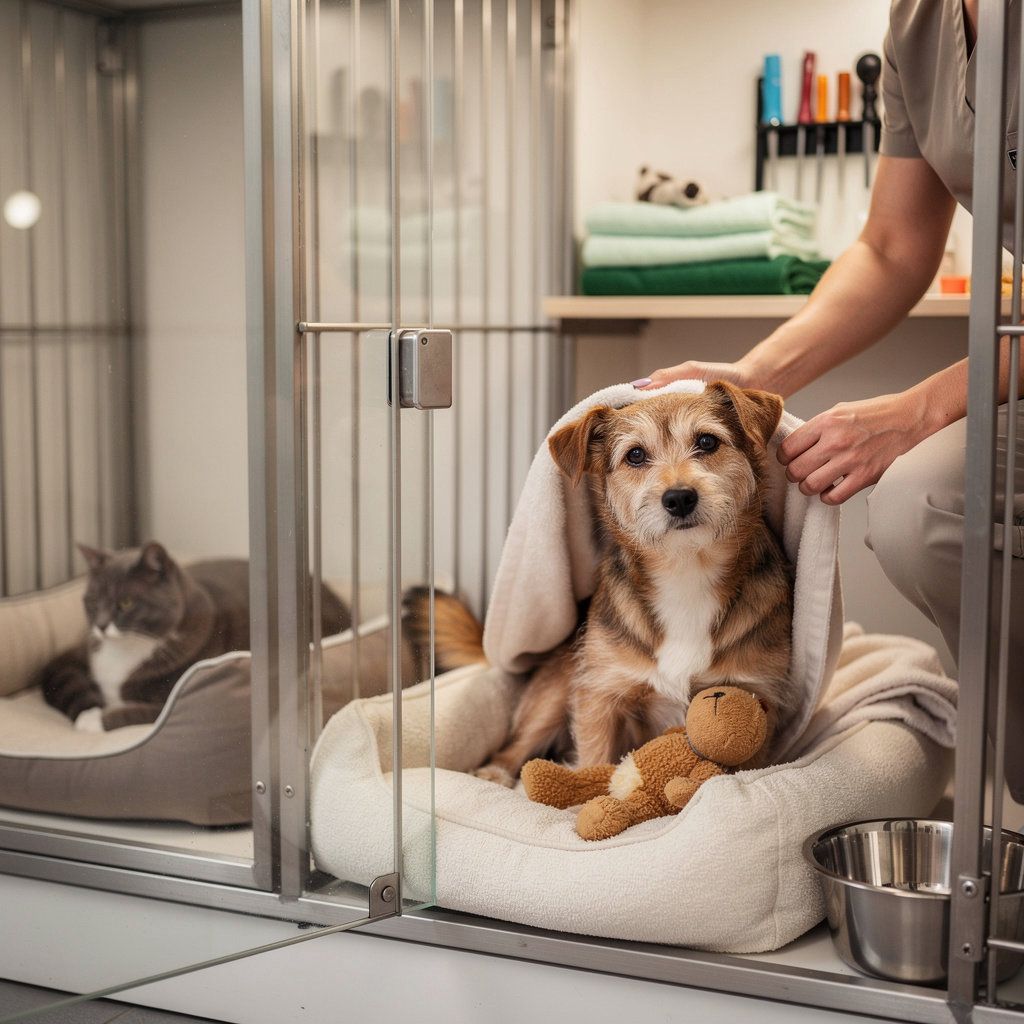 عيادة رعاية وصحة اليف البيطرية - Care and Healthy Pet Clinic - حضانة آمنة ومريحة مع إشراف 24 ساعة في قرطبة الرياض